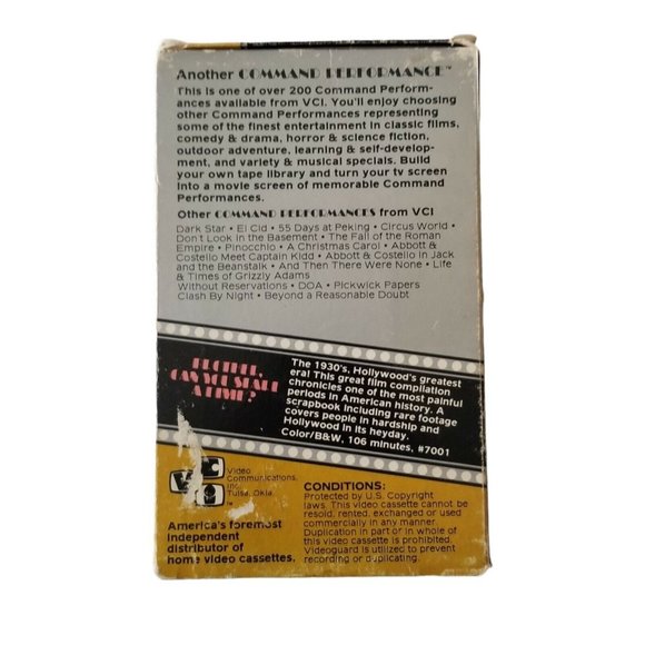 Brother Can You Spare a Dime BETAMAX VCI Command Performance #7001 (NOT VHS) - Picture 3 of 4